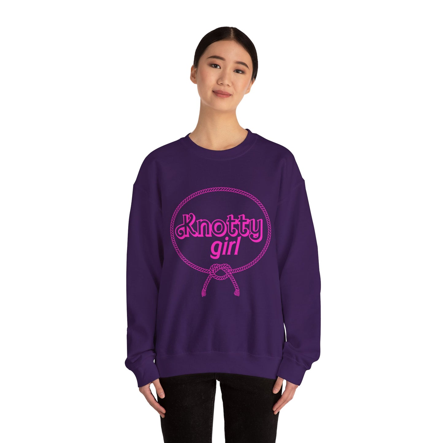 Knotty Girl Unisex Heavy Blend™ Crewneck Sweatshirt