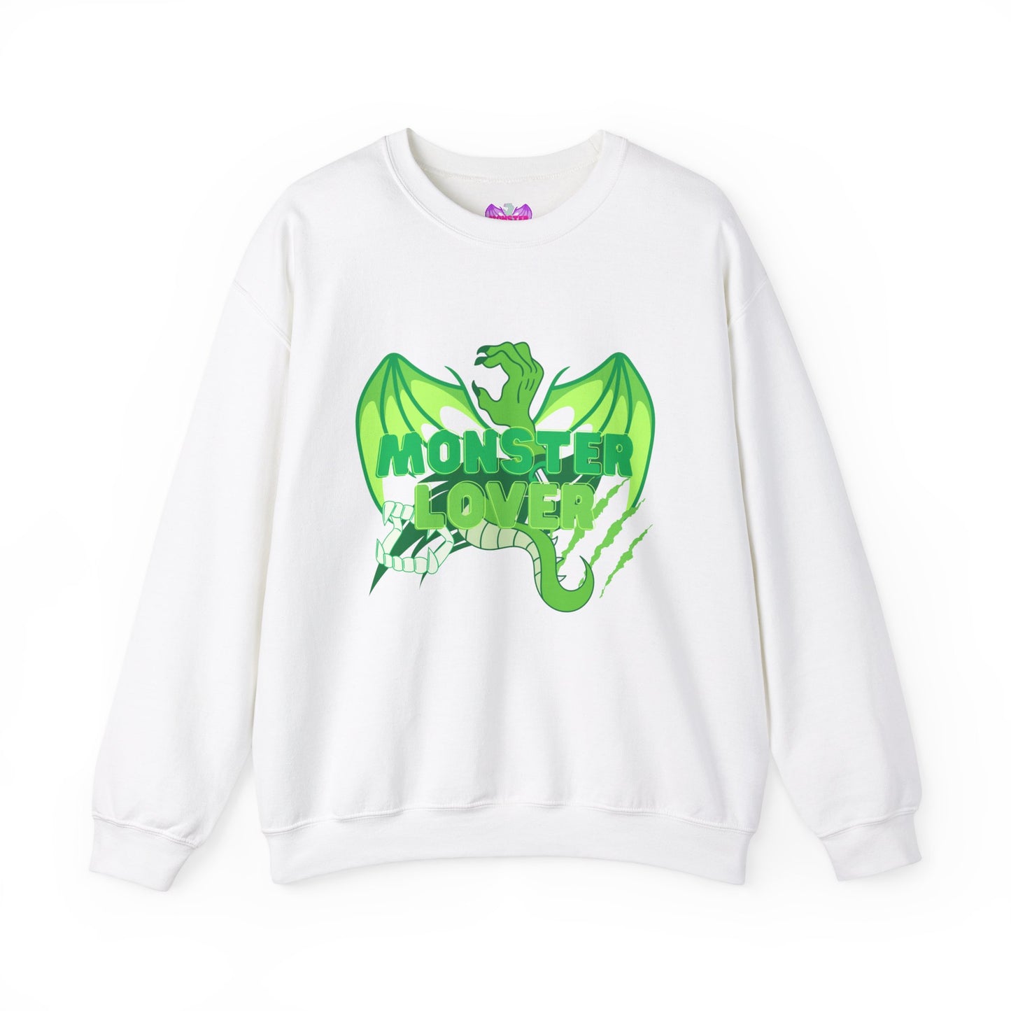 Lucky Green Monster Lover SE Unisex Heavy Blend™ Crewneck Sweatshirt