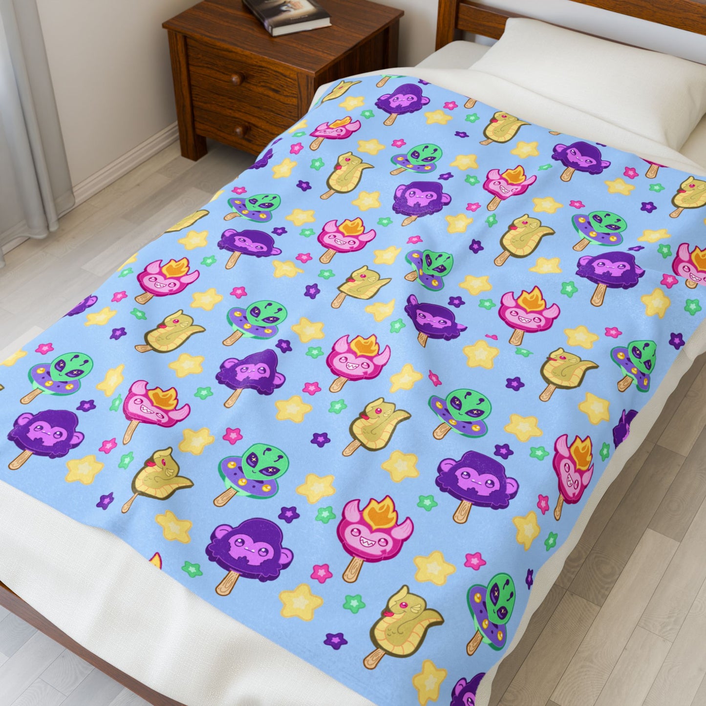 Monster Treats 3.0 Velveteen Plush Blanket