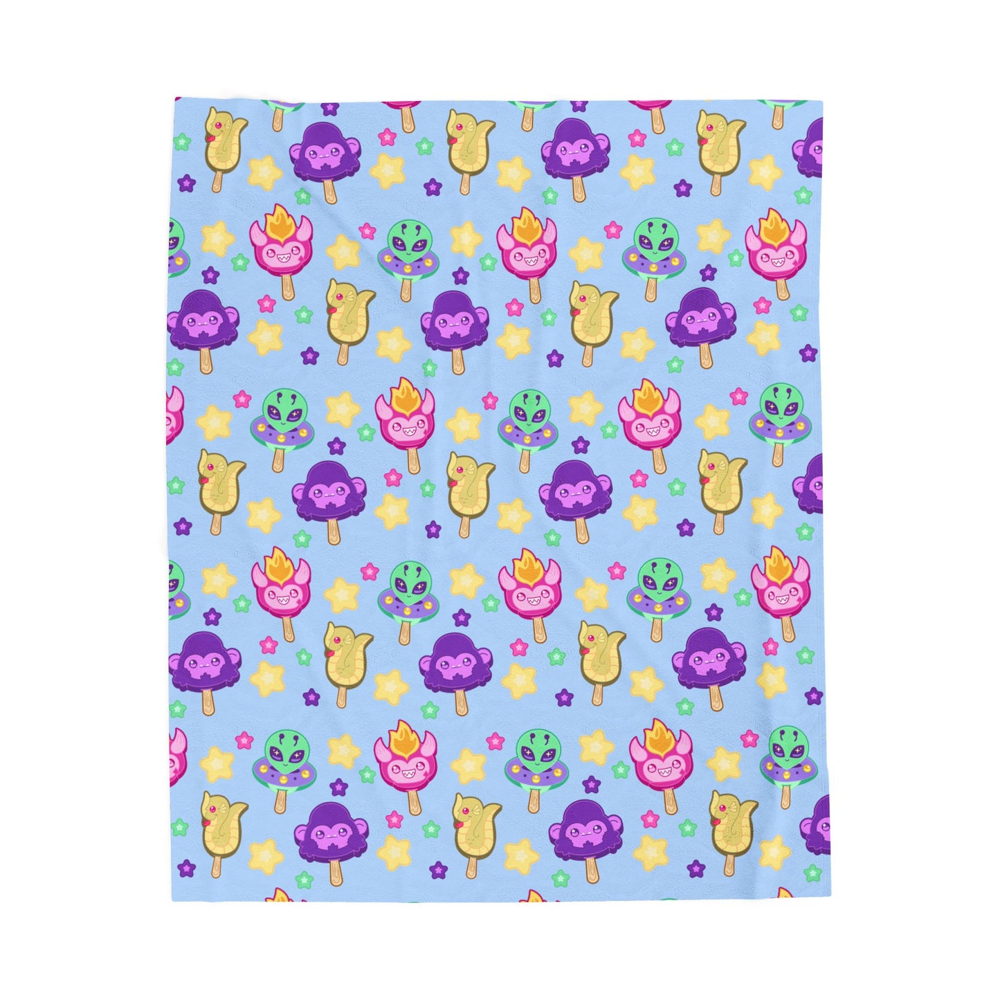 Monster Treats 3.0 Velveteen Plush Blanket