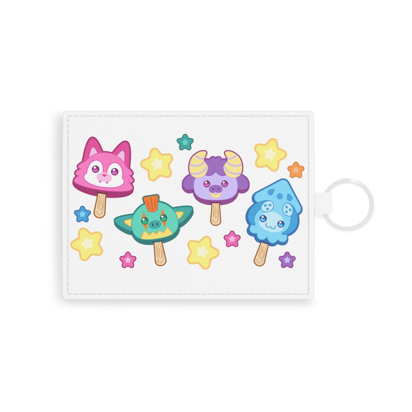 Monster Treats 1 Saffiano Leather Card Holder