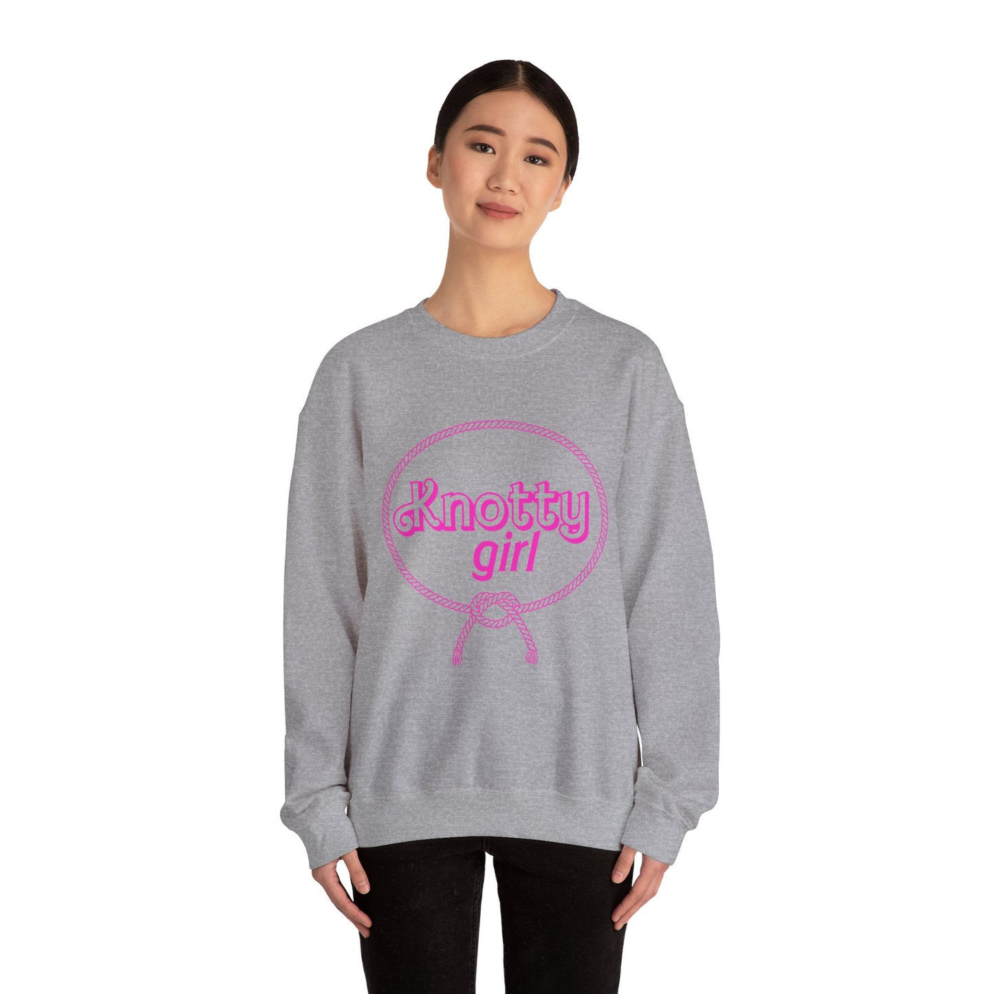 Knotty Girl Unisex Heavy Blend™ Crewneck Sweatshirt