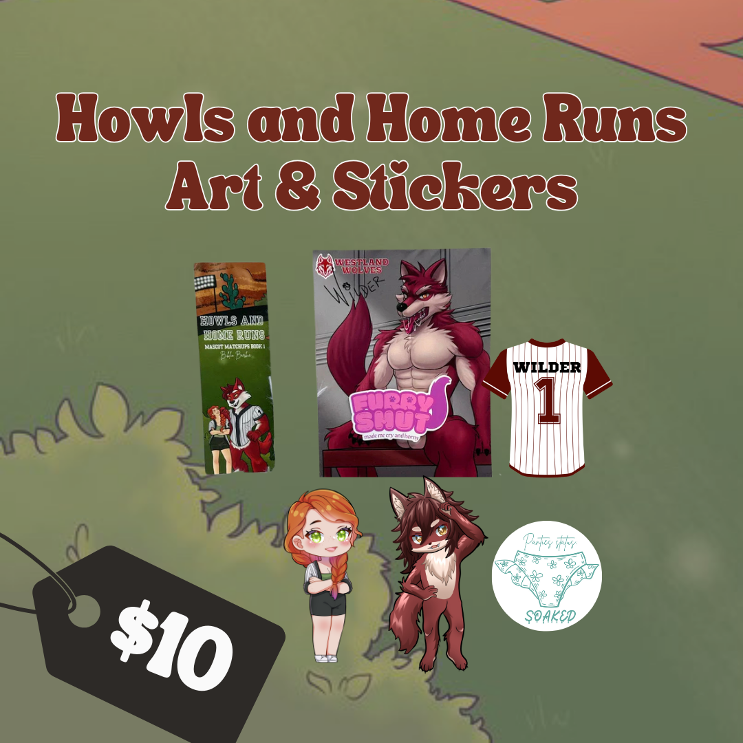 Howls and Home Runs Art & Stickers ONLY