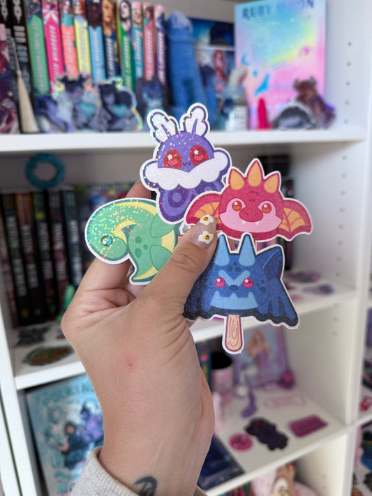 Monster Treats 4 PACK Stickers 2.0