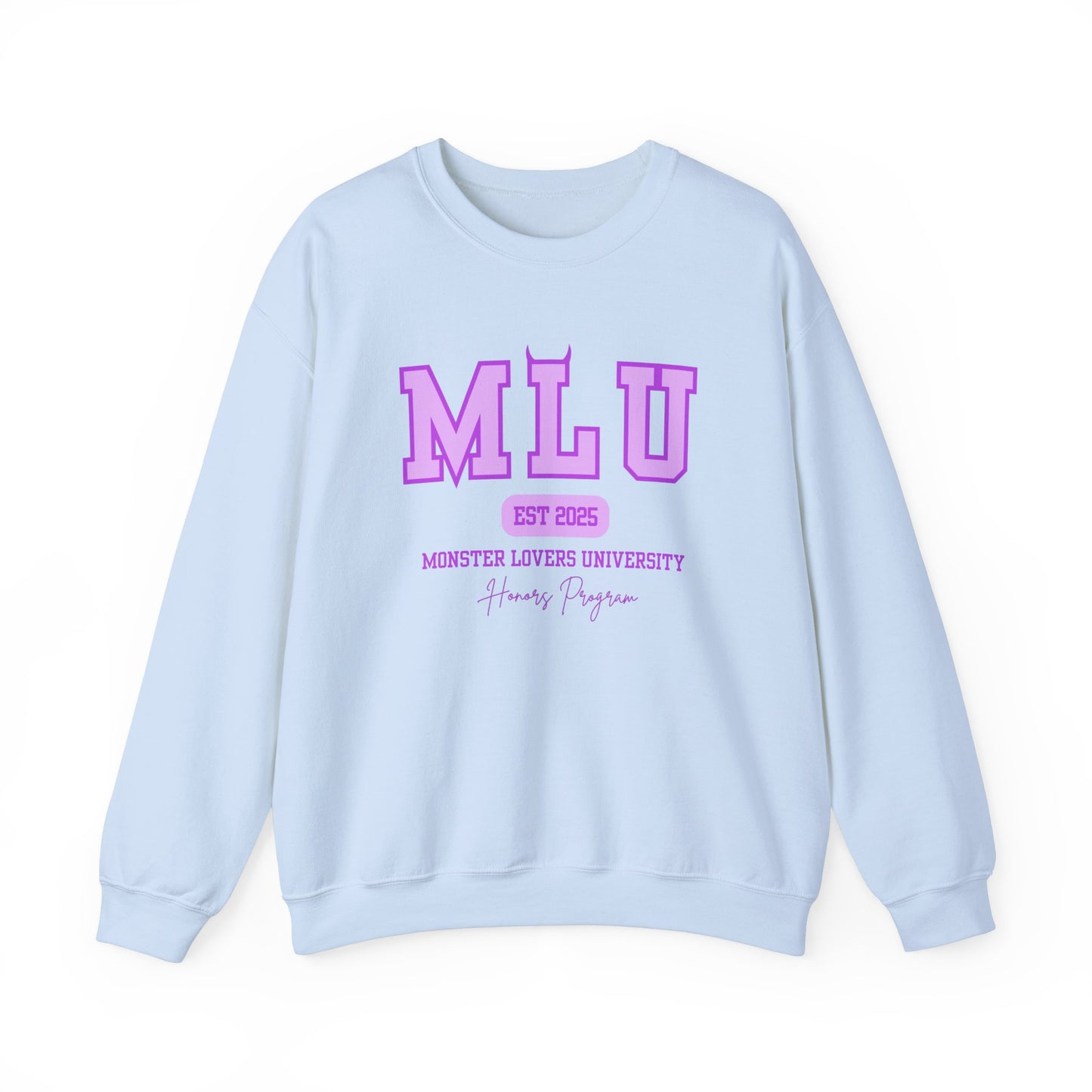 MLU Purple Unisex Heavy Blend™ Crewneck Sweatshirt