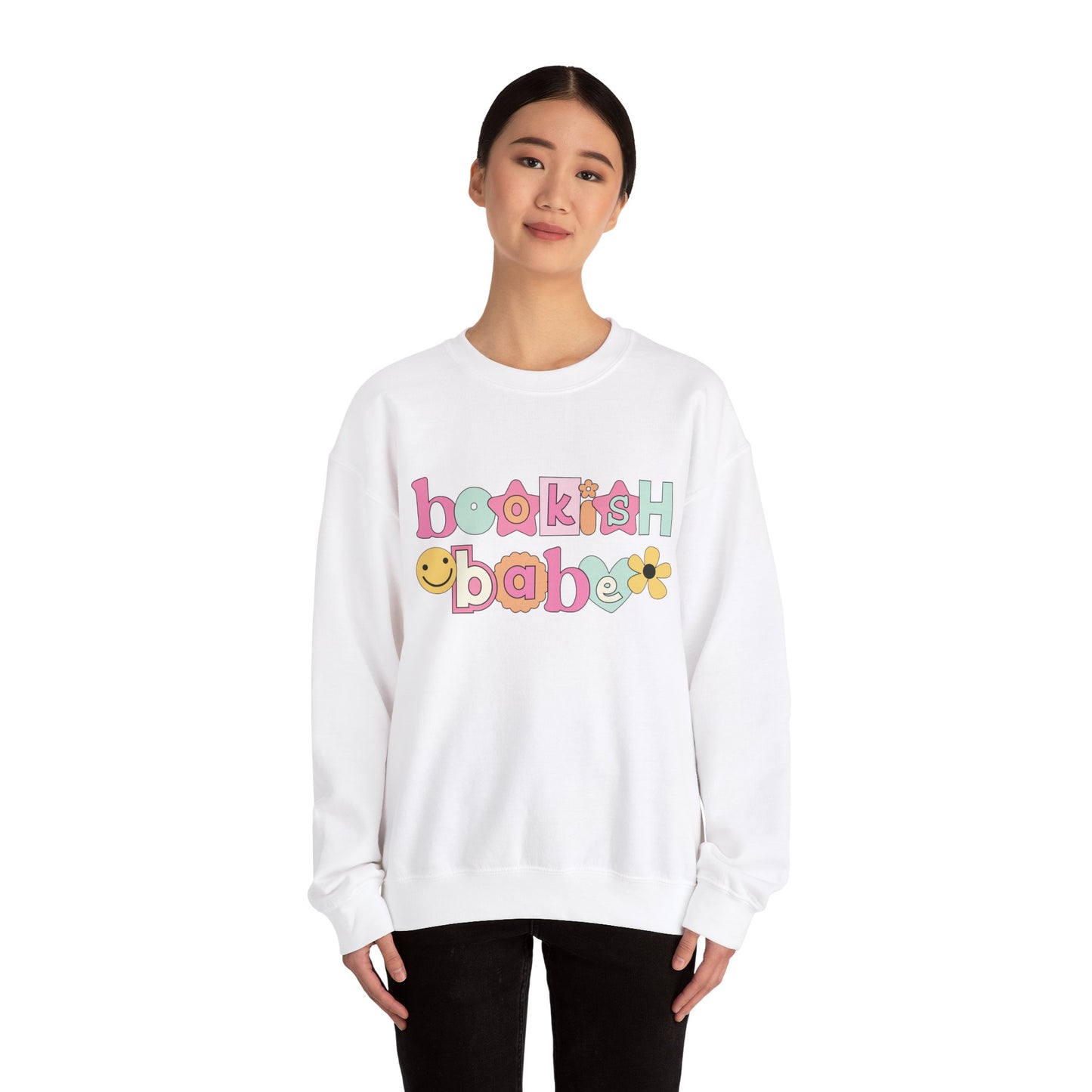 Bookish Babe Unisex Heavy Blend™ Crewneck Sweatshirt