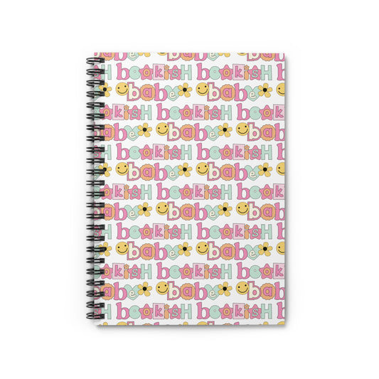 Bookish Babe Spiral Notebook - Ruled Line