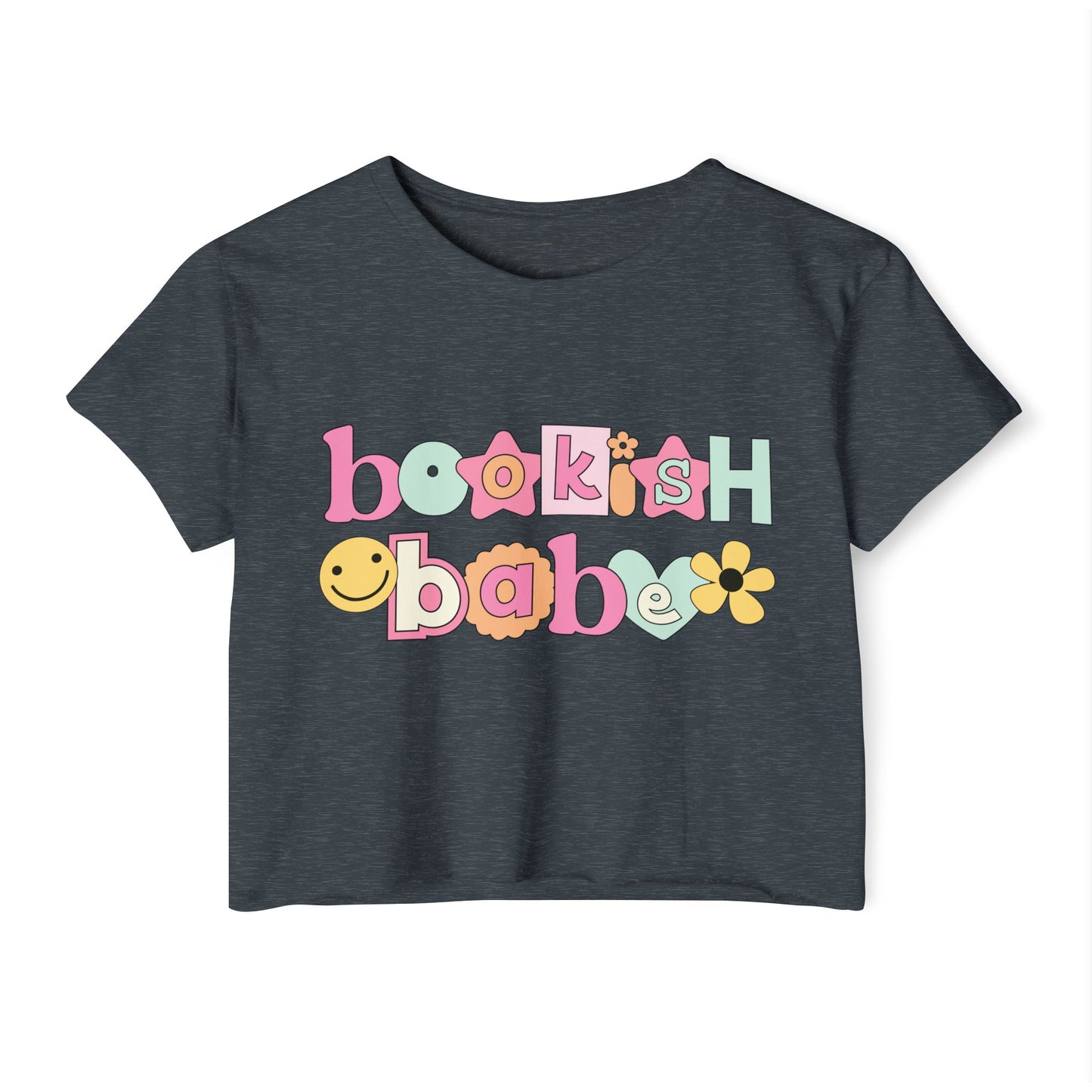 Bookish Babe Women's Festival Crop Top