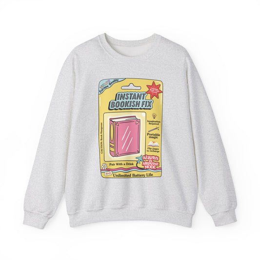 Instant Bookish Fix Unisex Heavy Blend™ Crewneck Sweatshirt