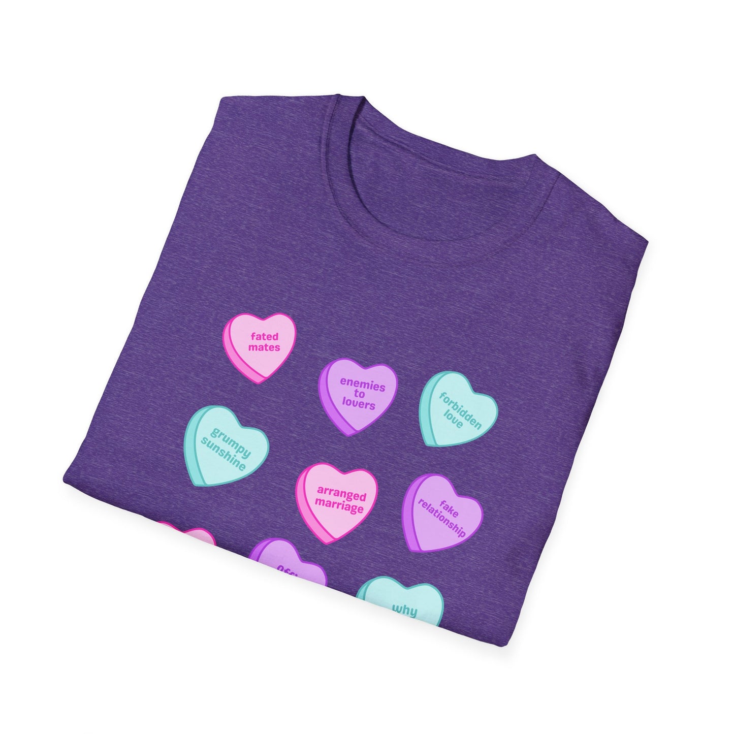 Candy Hearts Tropes Unisex Softstyle T-Shirt