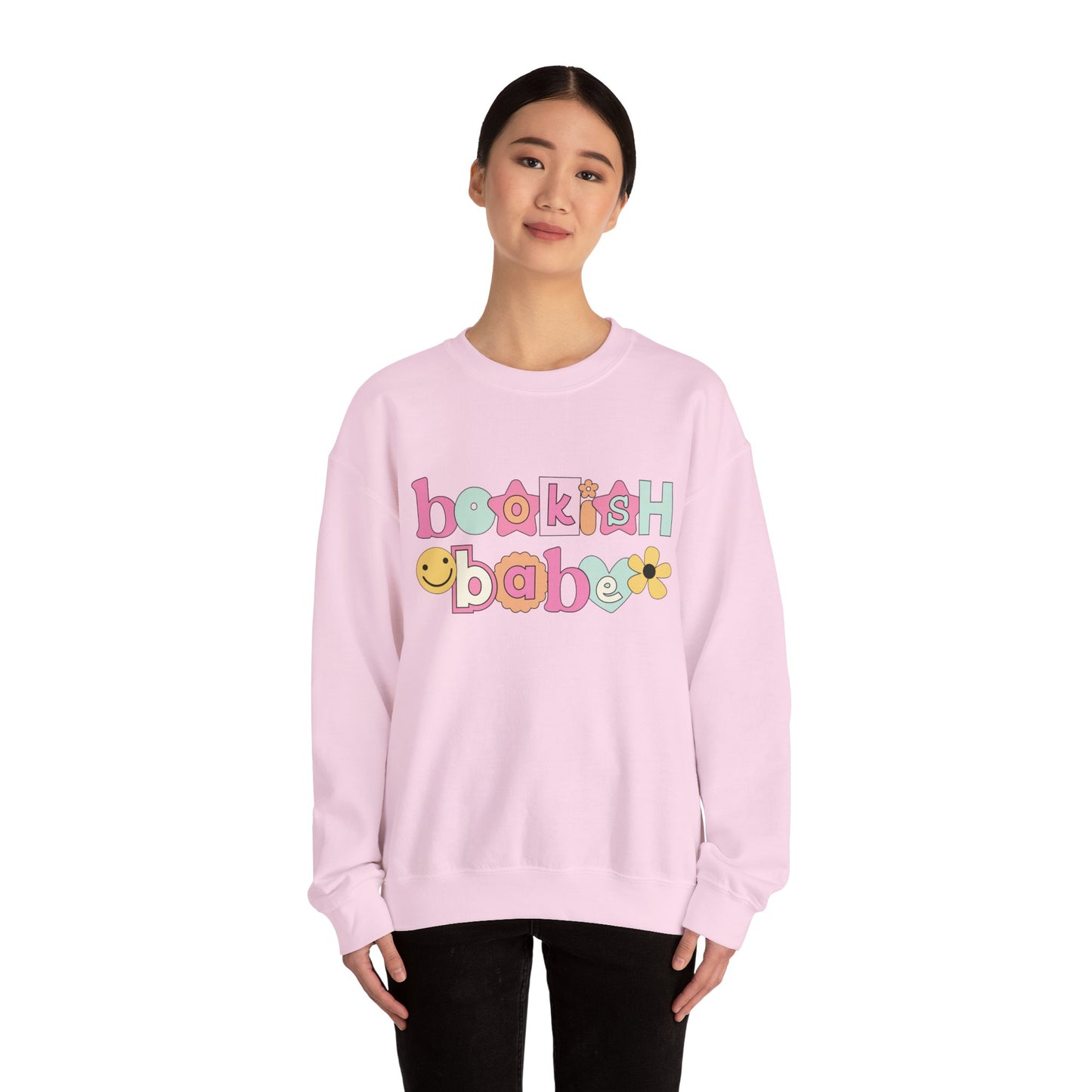 Bookish Babe Unisex Heavy Blend™ Crewneck Sweatshirt