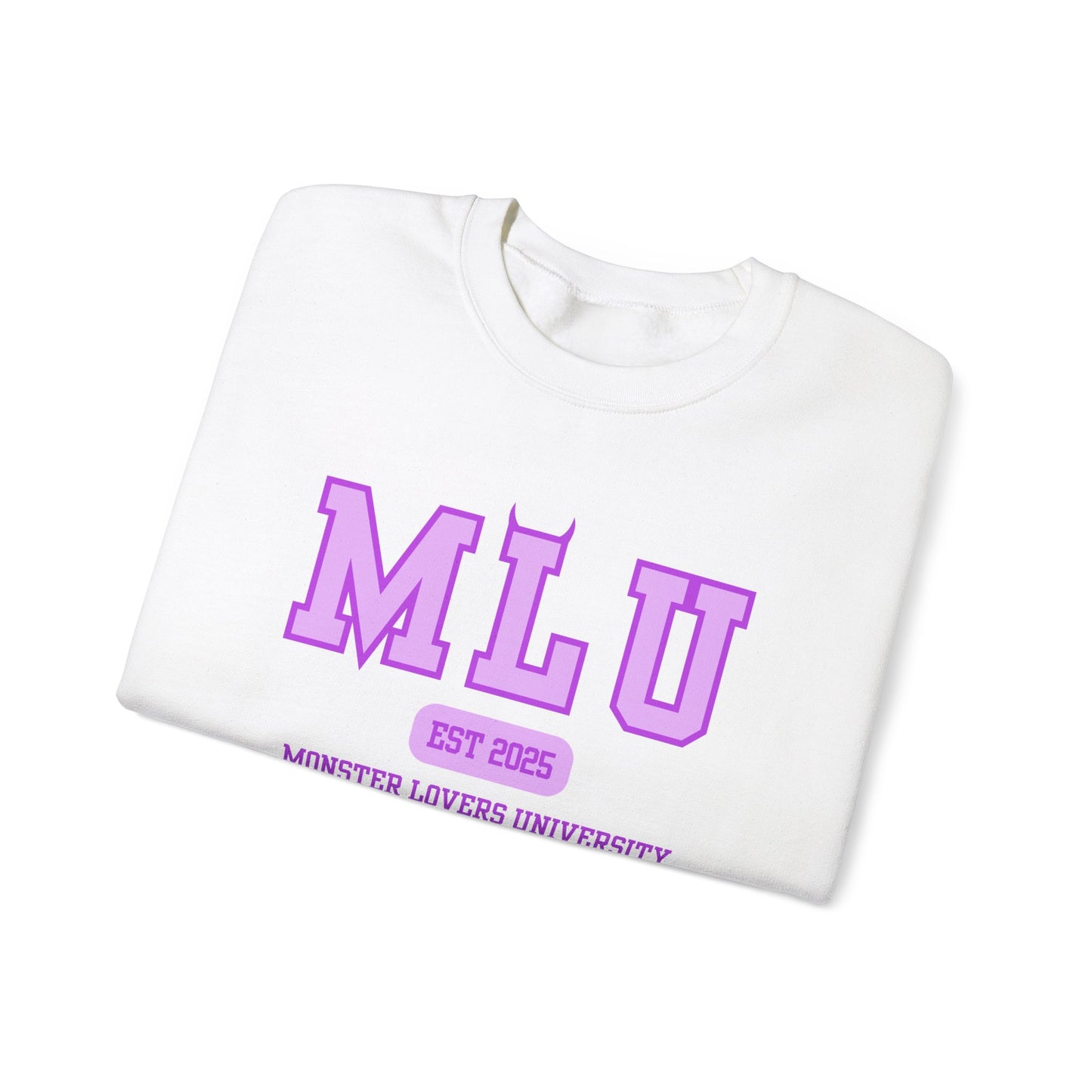 MLU Purple Unisex Heavy Blend™ Crewneck Sweatshirt