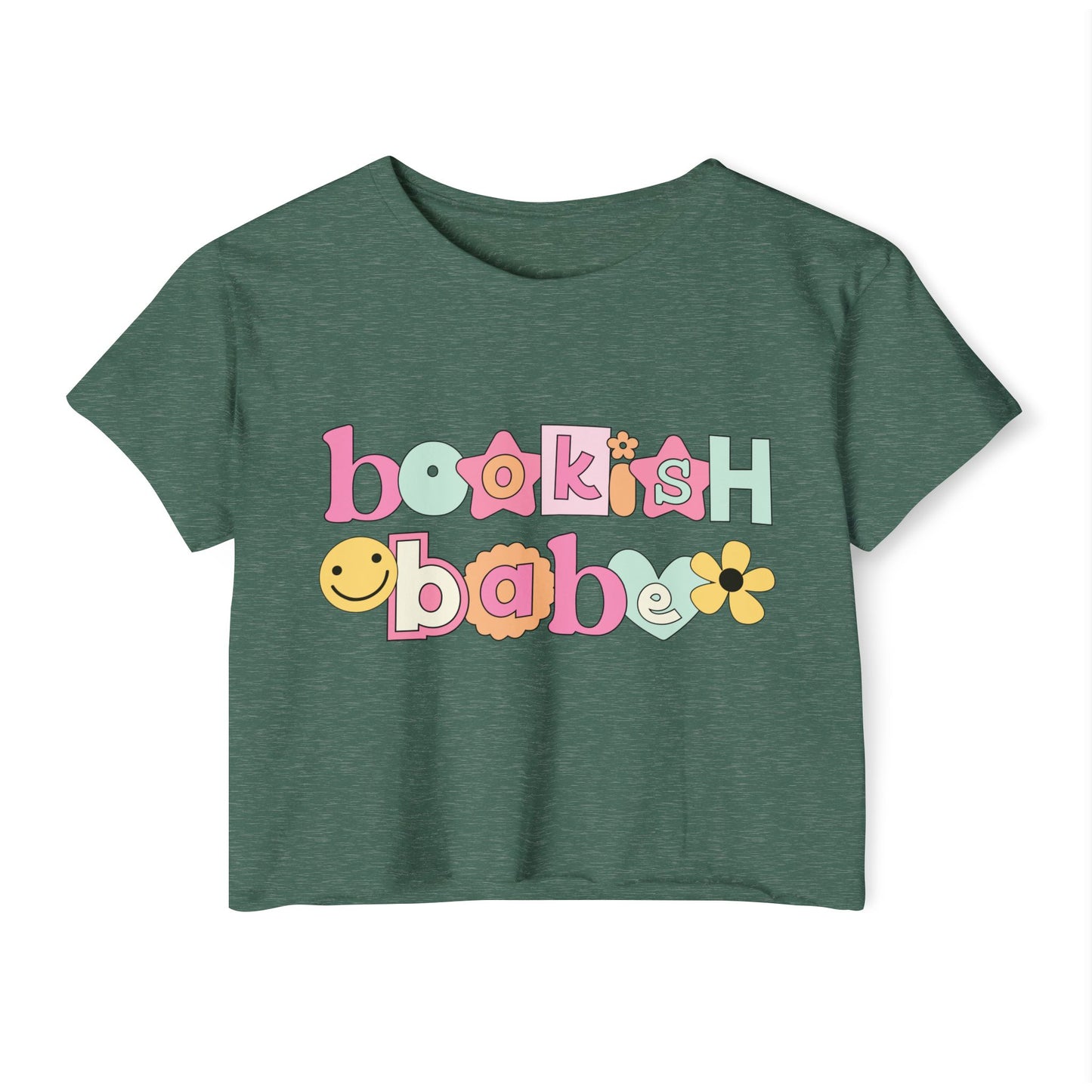 Bookish Babe Women's Festival Crop Top