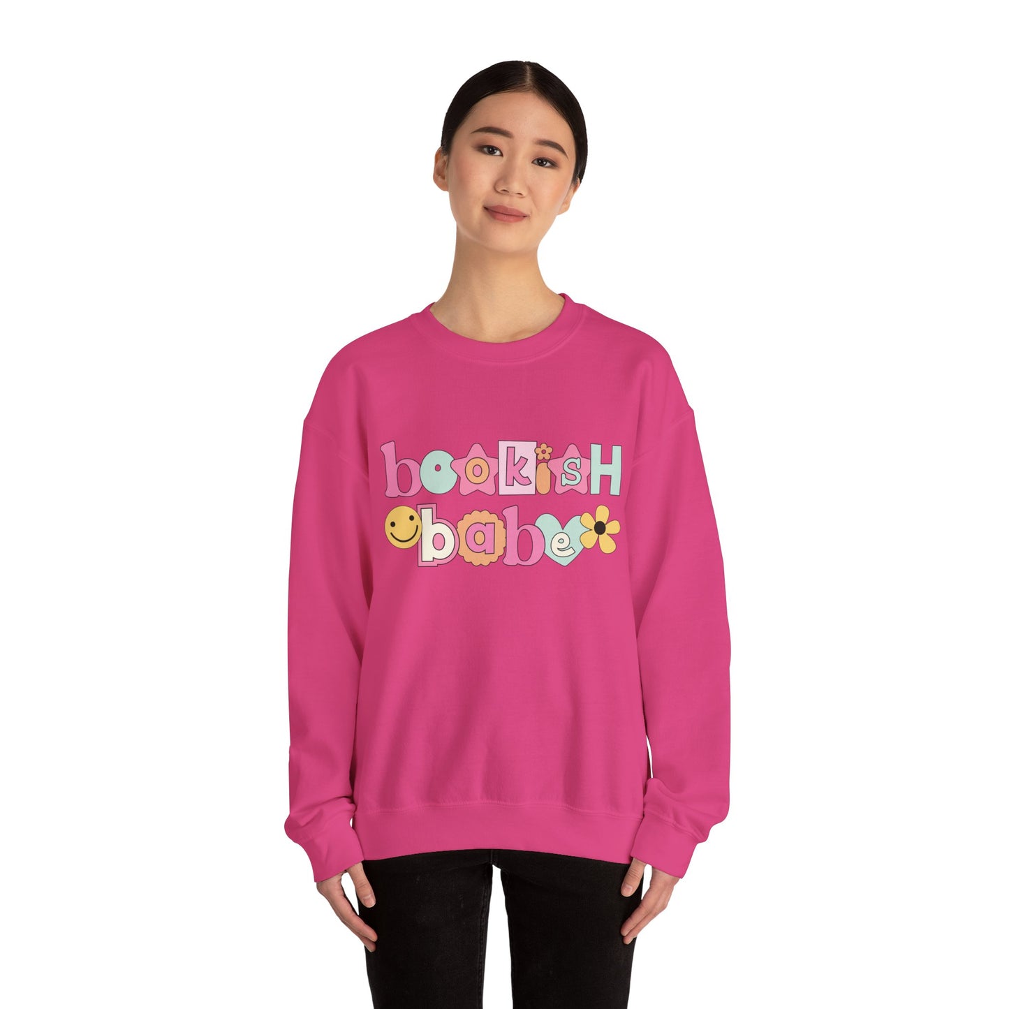 Bookish Babe Unisex Heavy Blend™ Crewneck Sweatshirt