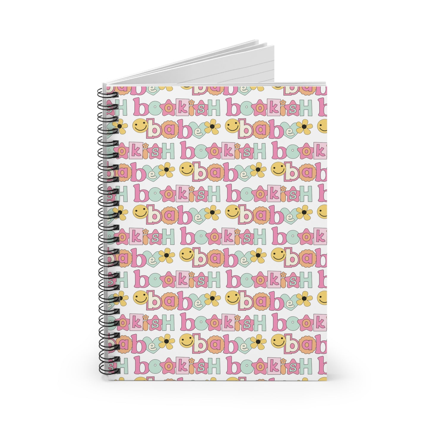 Bookish Babe Spiral Notebook - Ruled Line