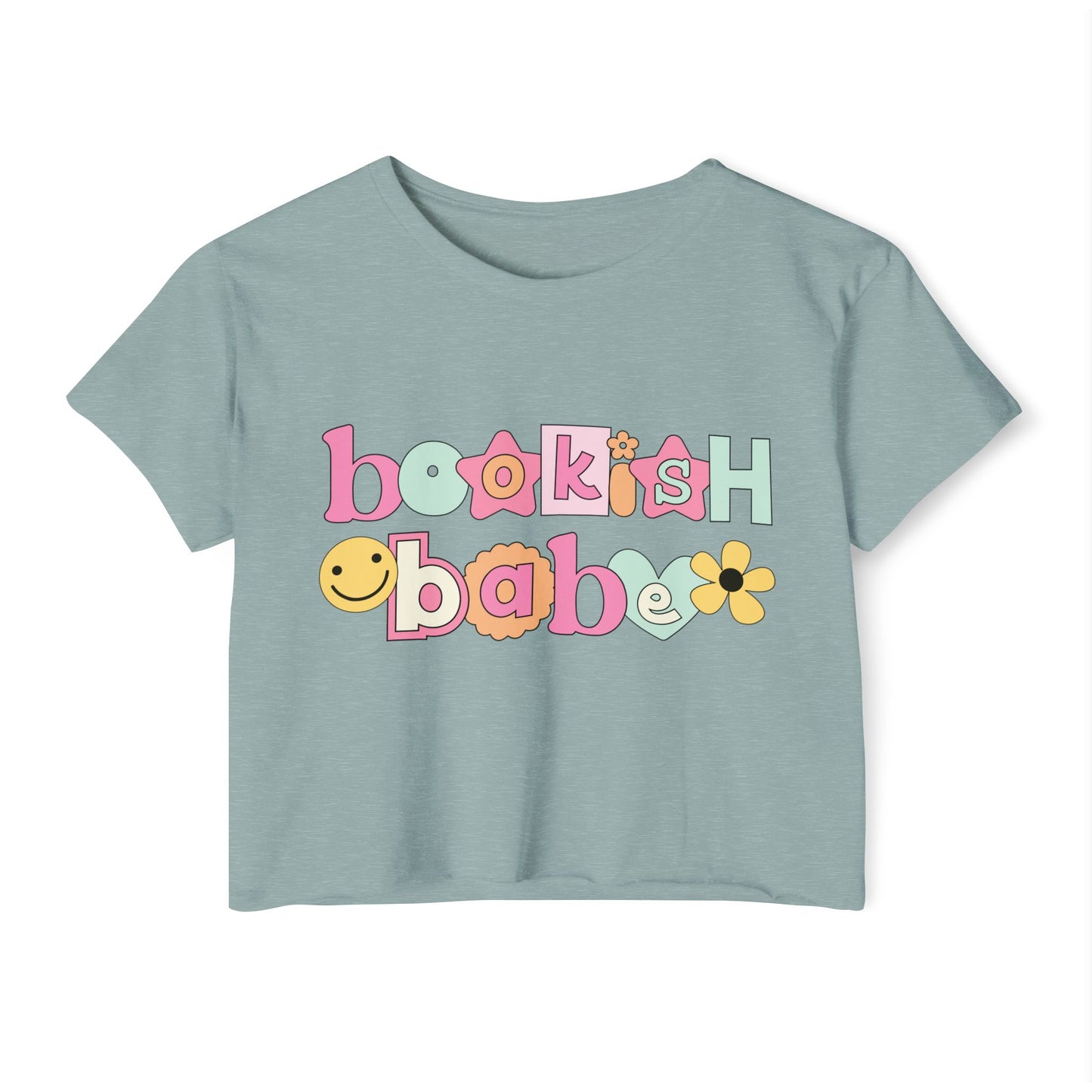 Bookish Babe Women's Festival Crop Top