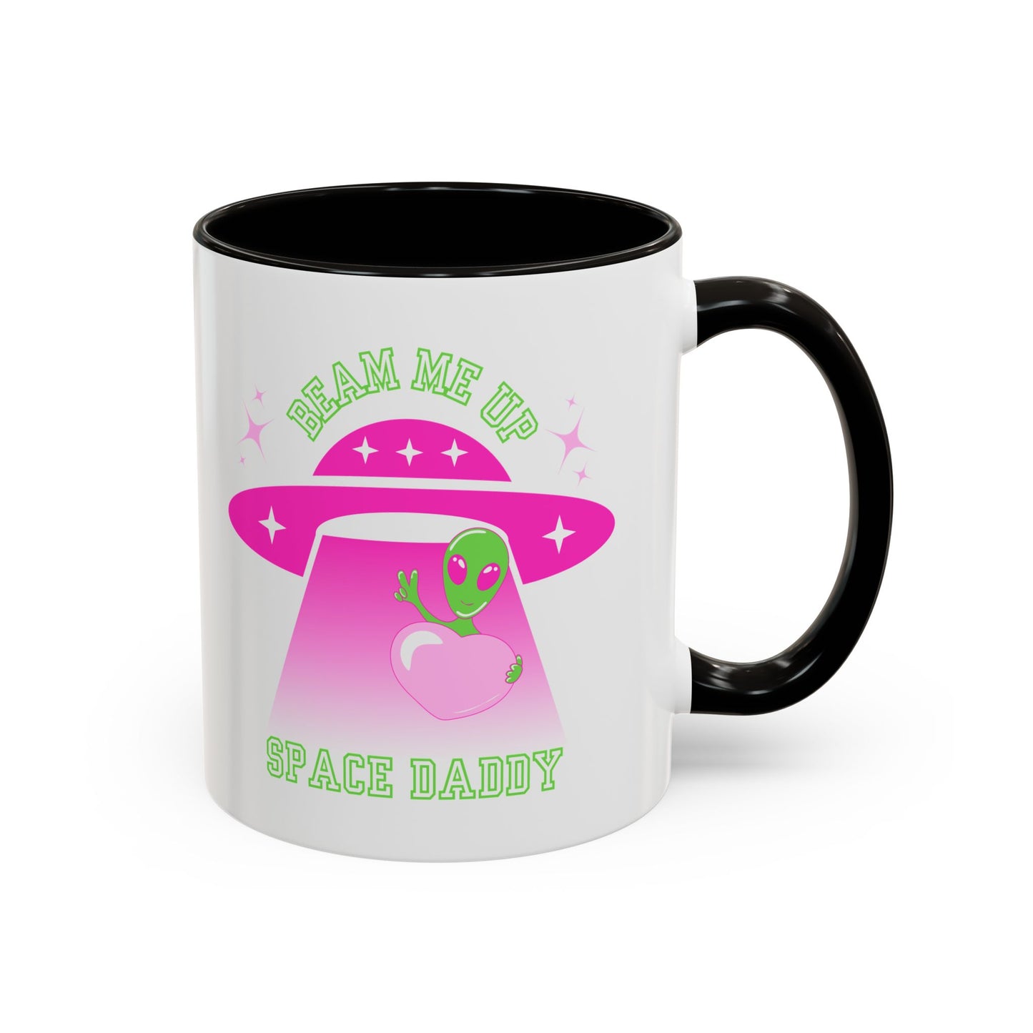 Beam Me Up Space Daddy Colorful Mugs (11oz, 15oz)