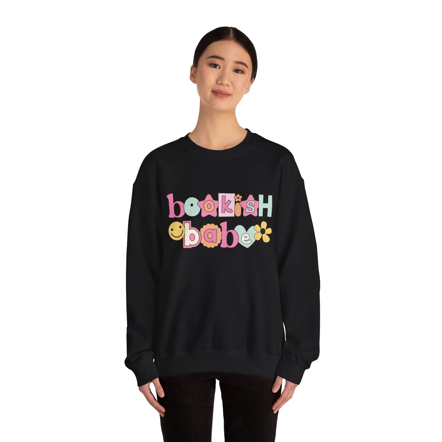 Bookish Babe Unisex Heavy Blend™ Crewneck Sweatshirt