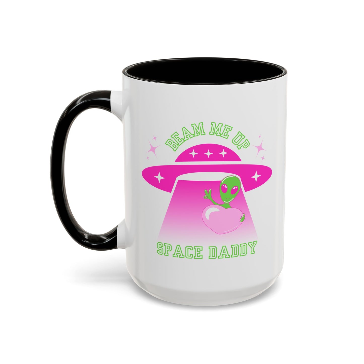 Beam Me Up Space Daddy Colorful Mugs (11oz, 15oz)