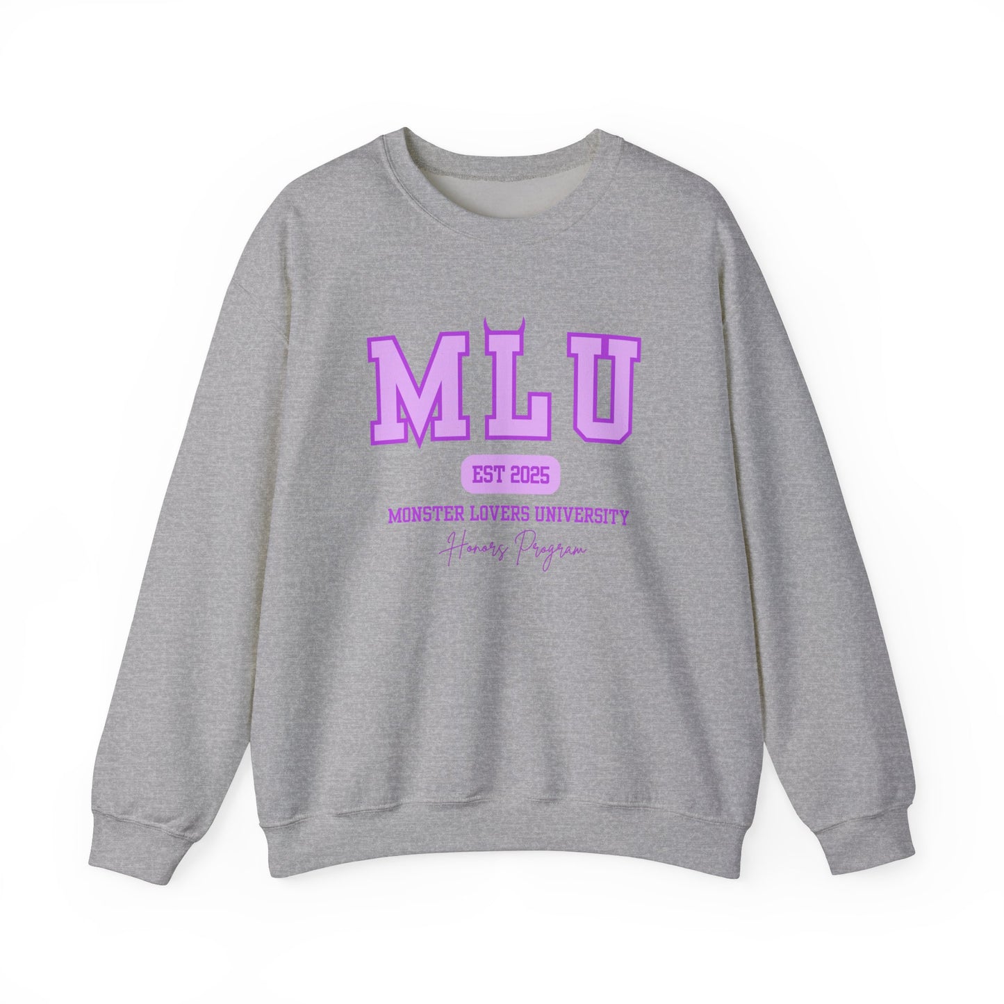 MLU Purple Unisex Heavy Blend™ Crewneck Sweatshirt