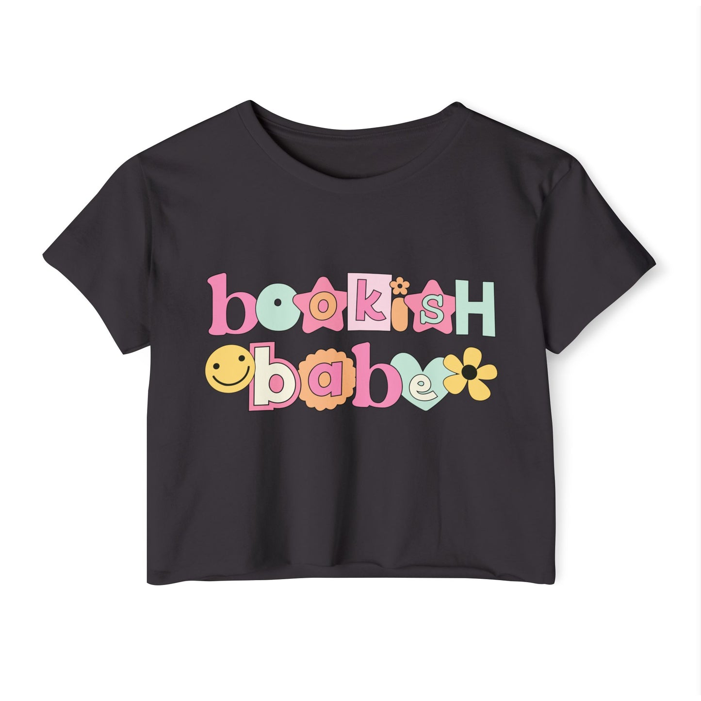 Bookish Babe Women's Festival Crop Top