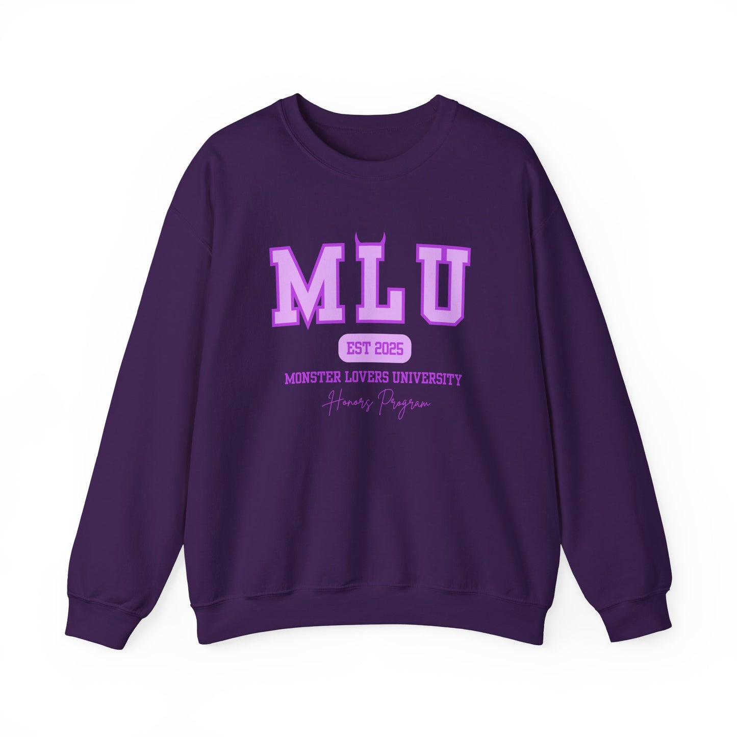 MLU Purple Unisex Heavy Blend™ Crewneck Sweatshirt