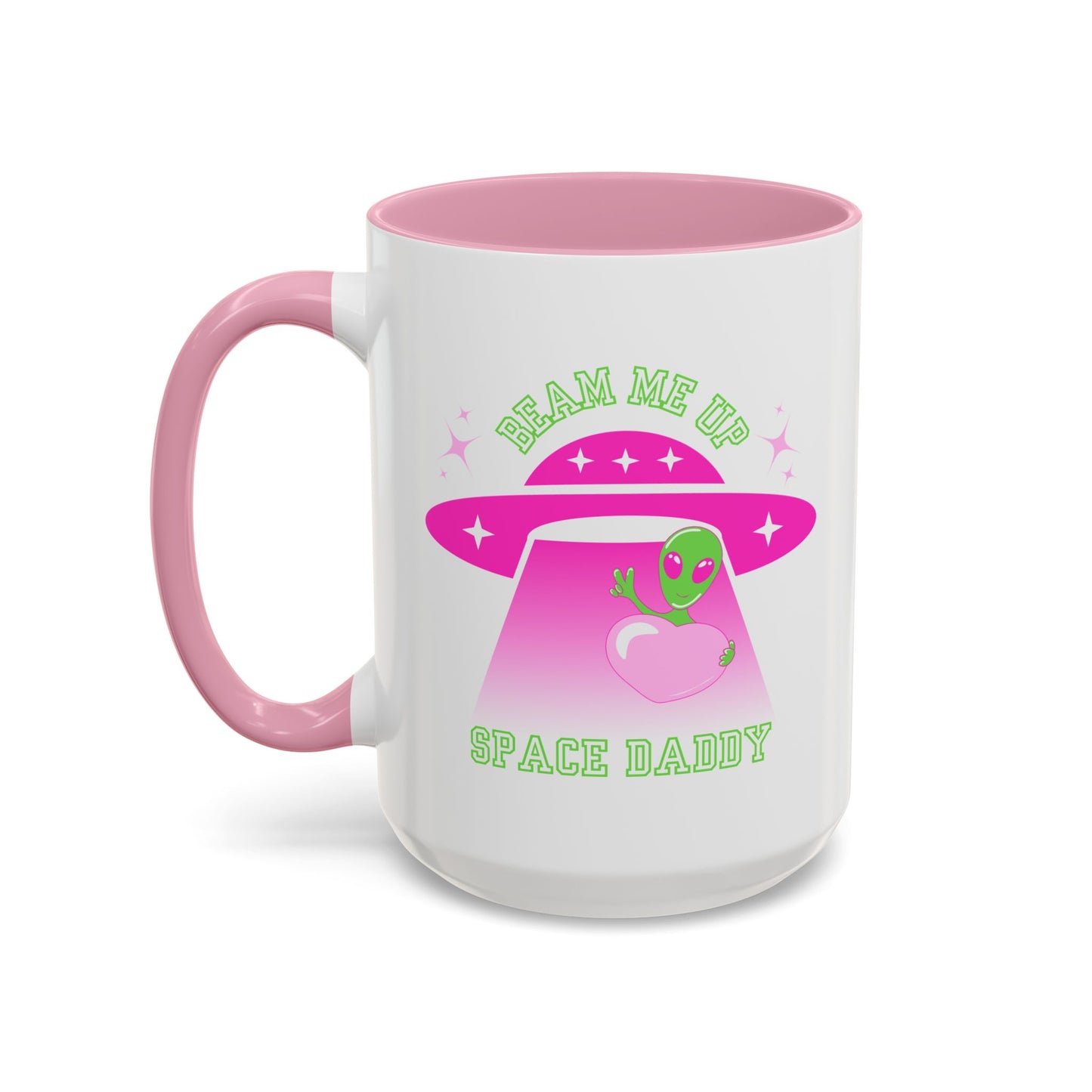 Beam Me Up Space Daddy Colorful Mugs (11oz, 15oz)