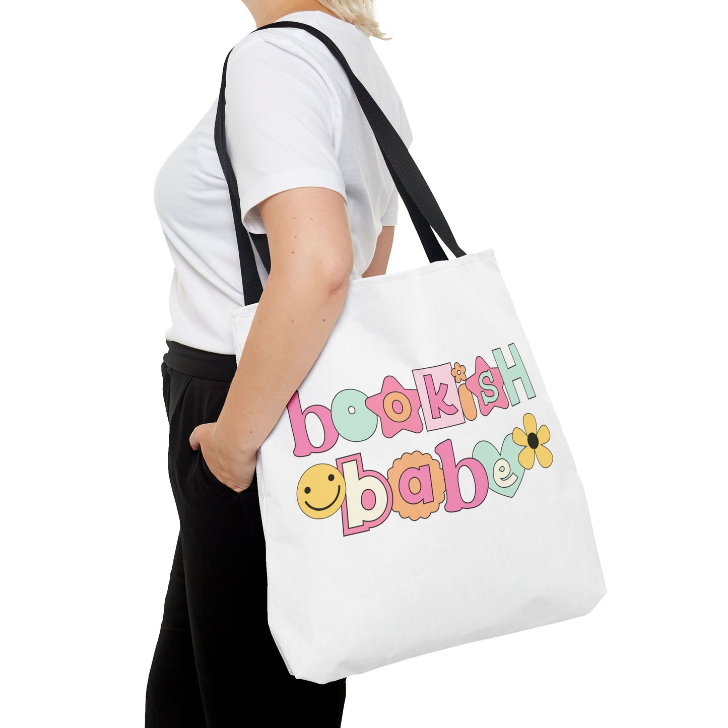 Bookish Babe Tote Bag (AOP)