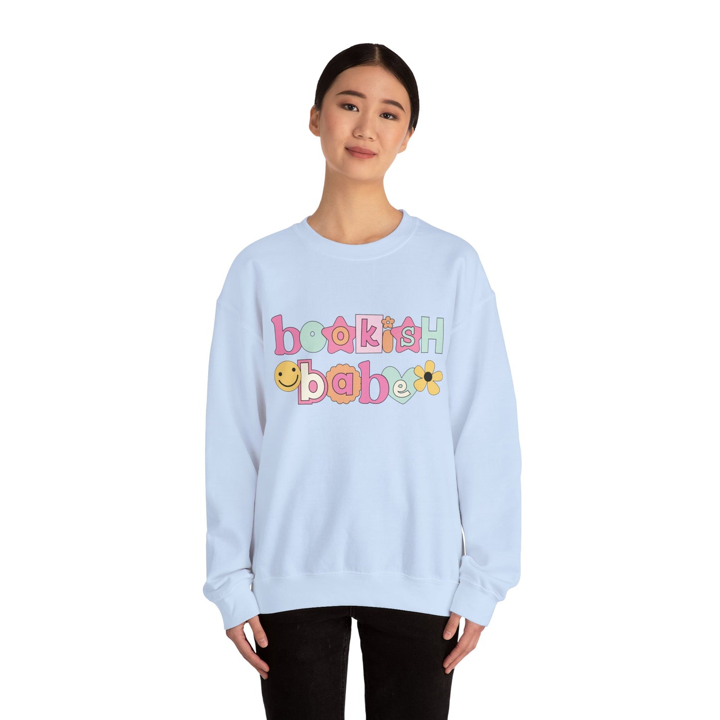 Bookish Babe Unisex Heavy Blend™ Crewneck Sweatshirt