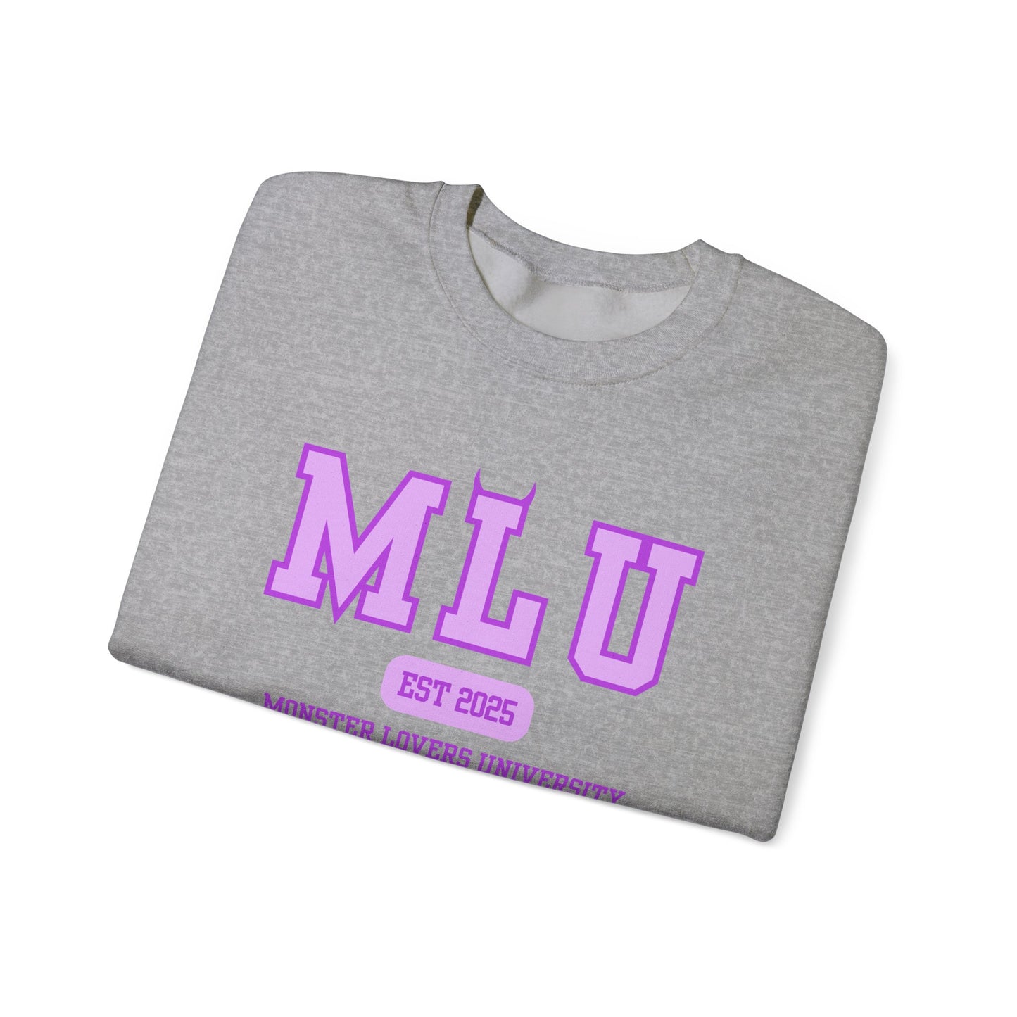 MLU Purple Unisex Heavy Blend™ Crewneck Sweatshirt