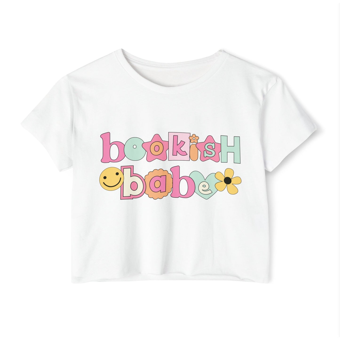 Bookish Babe Women's Festival Crop Top