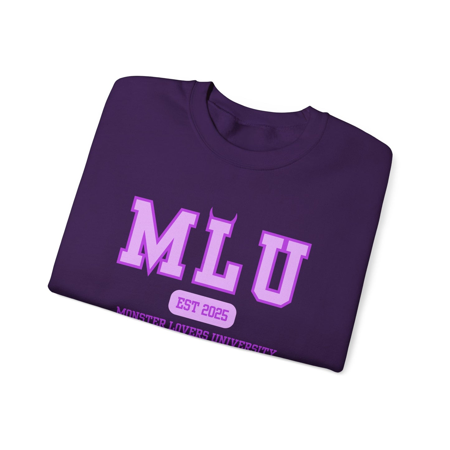 MLU Purple Unisex Heavy Blend™ Crewneck Sweatshirt