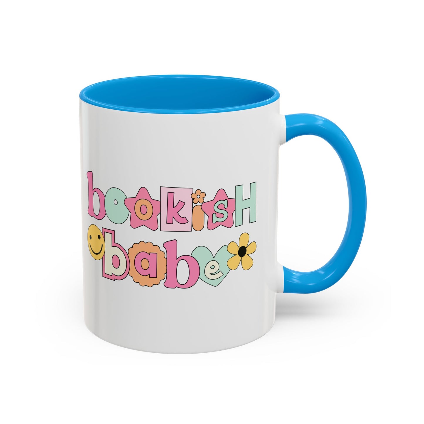 Bookish Babe Colorful Mugs (11oz, 15oz)