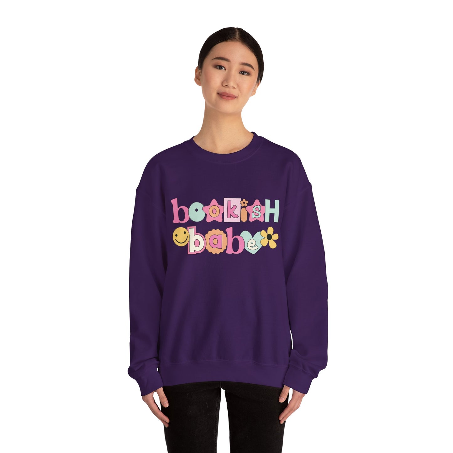 Bookish Babe Unisex Heavy Blend™ Crewneck Sweatshirt