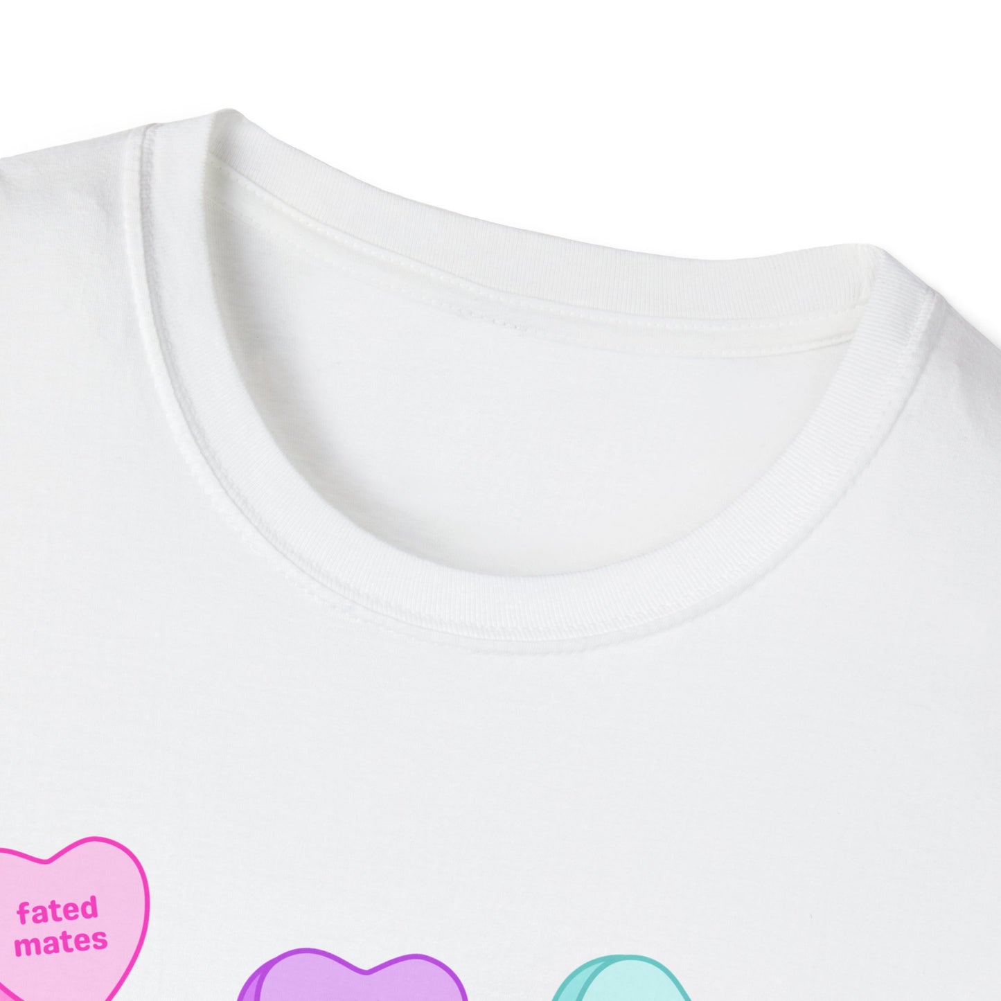 Candy Hearts Tropes Unisex Softstyle T-Shirt