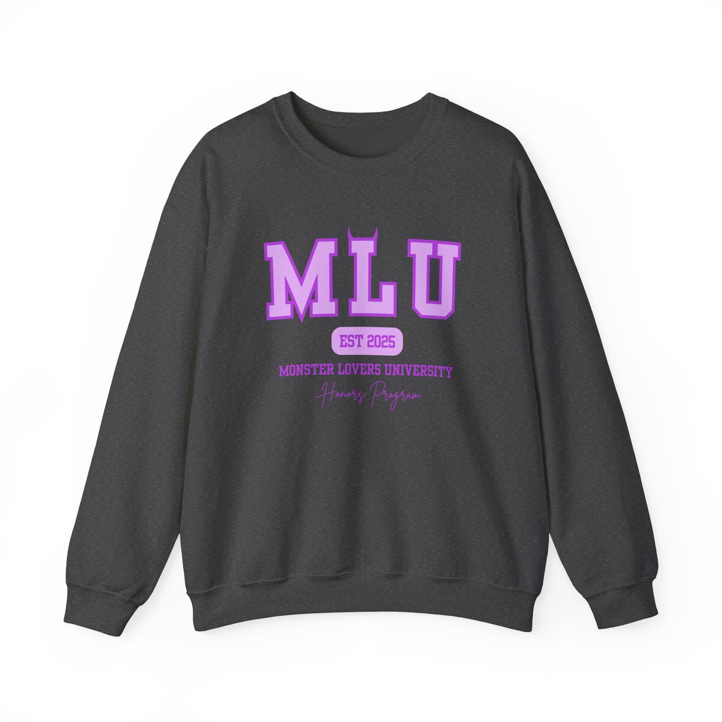 MLU Purple Unisex Heavy Blend™ Crewneck Sweatshirt