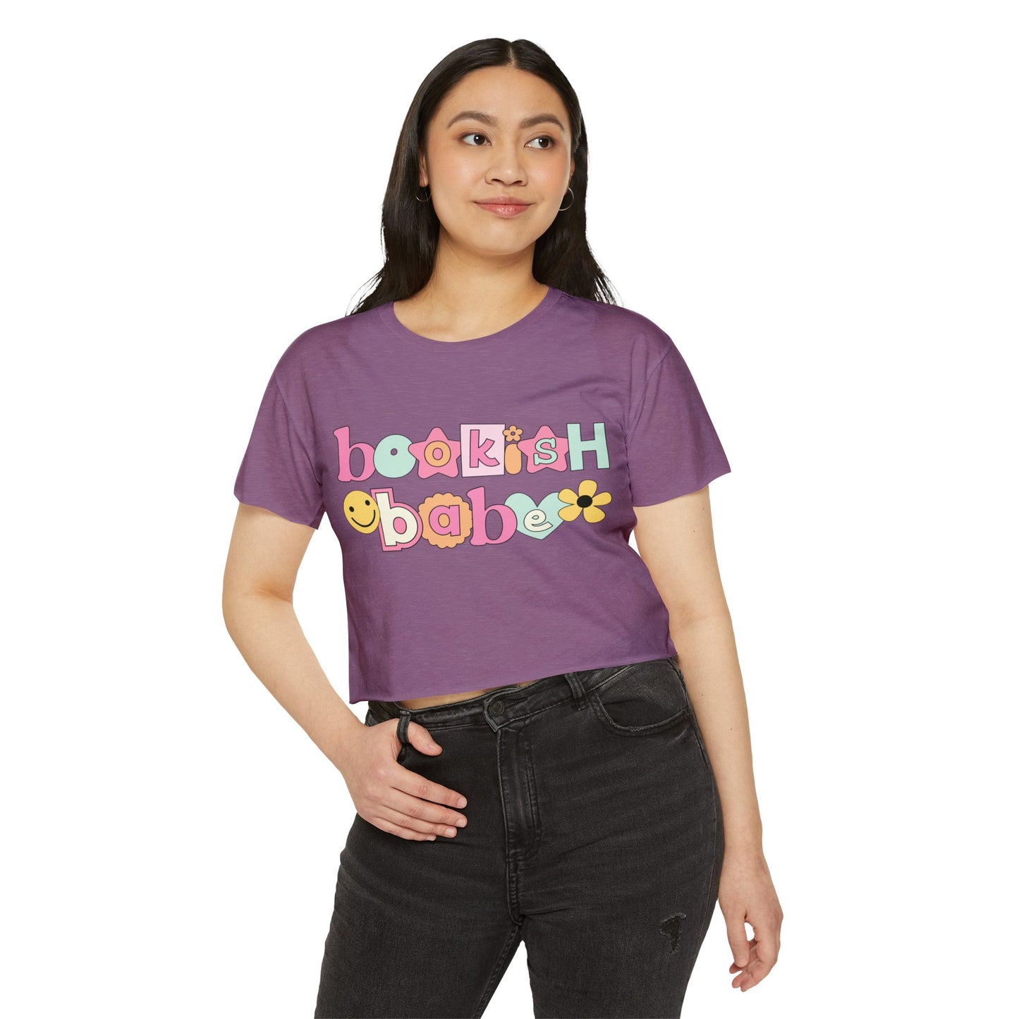 Bookish Babe Women's Festival Crop Top