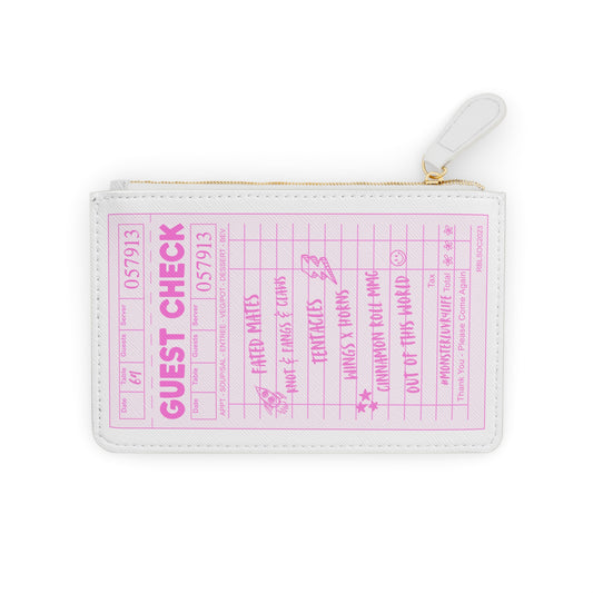 Guest Check Mini Clutch Bag