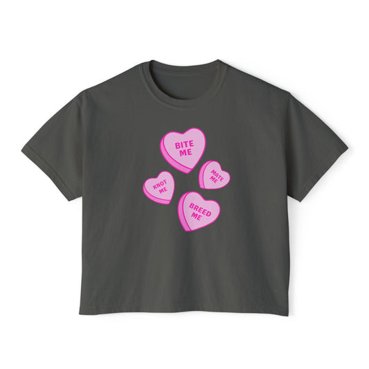 Knotty Hearts Women's Boxy Tee