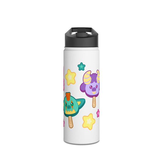 Monster Treats Stainless Steel Water Bottle, Standard Lid