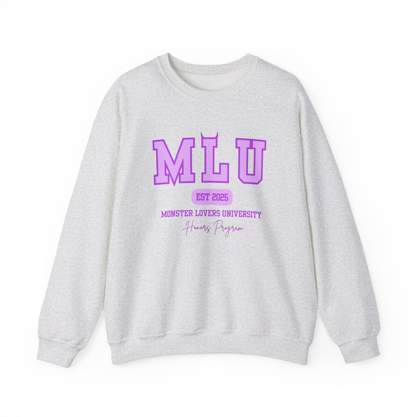 MLU Purple Unisex Heavy Blend™ Crewneck Sweatshirt