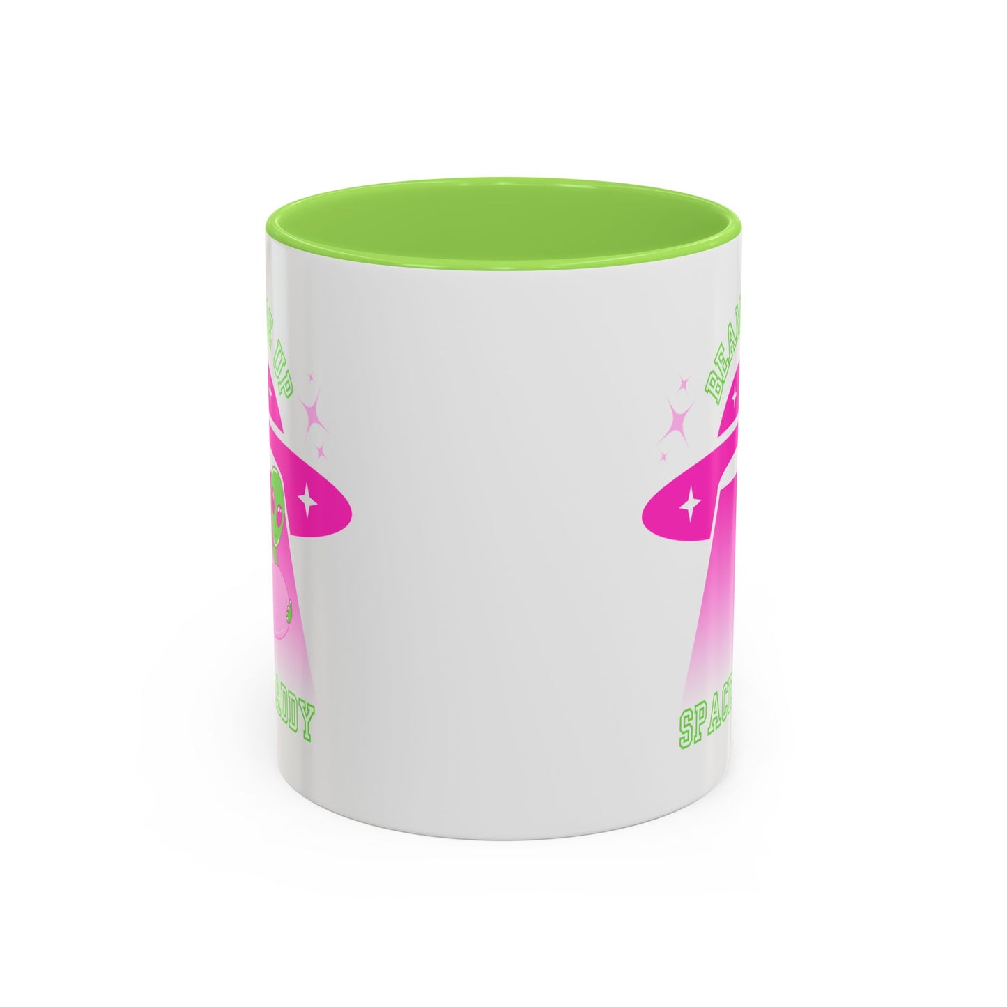 Beam Me Up Space Daddy Colorful Mugs (11oz, 15oz)