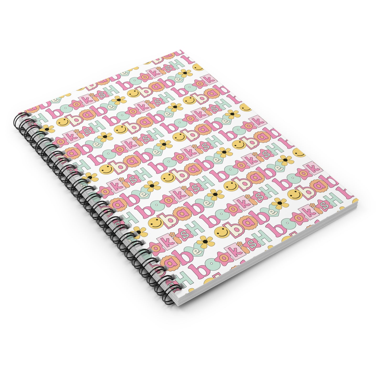 Bookish Babe Spiral Notebook - Ruled Line