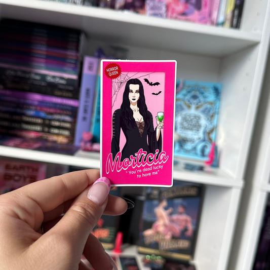 Horror Doll Morticia Die Cut Sticker