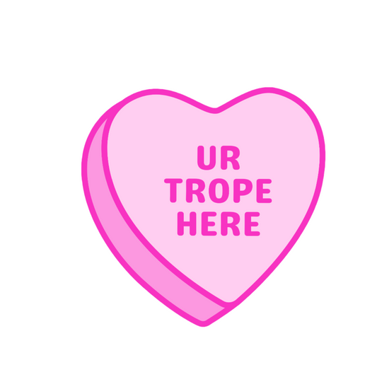 Candy Hearts Trope Sticker