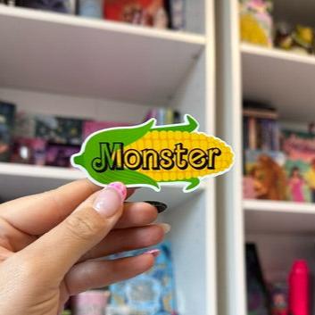 Monster Corn Die Cut Sticker