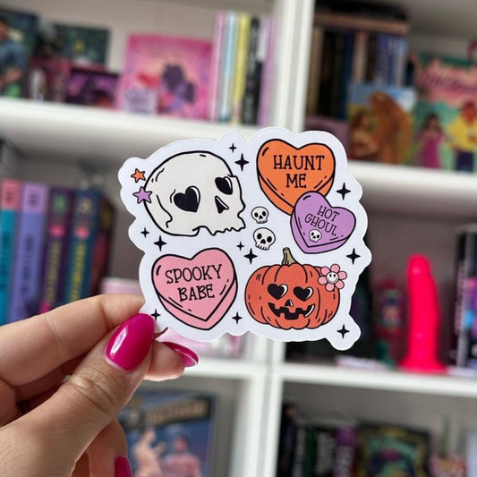 Spooky Babe Die Cut Sticker