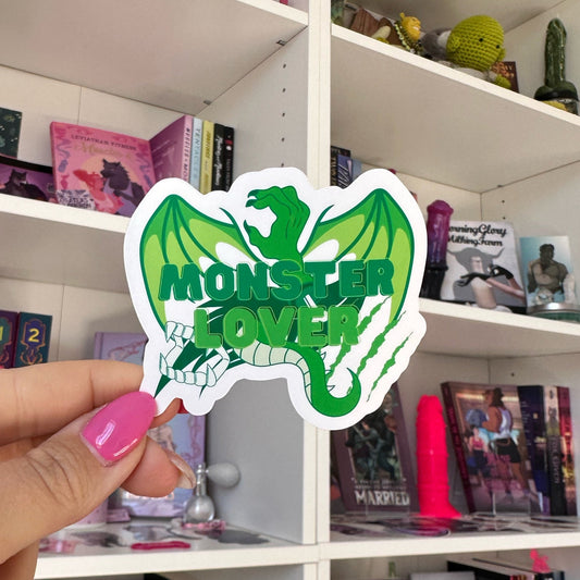 Monster Lover OG Lucky Green Die Cut Sticker